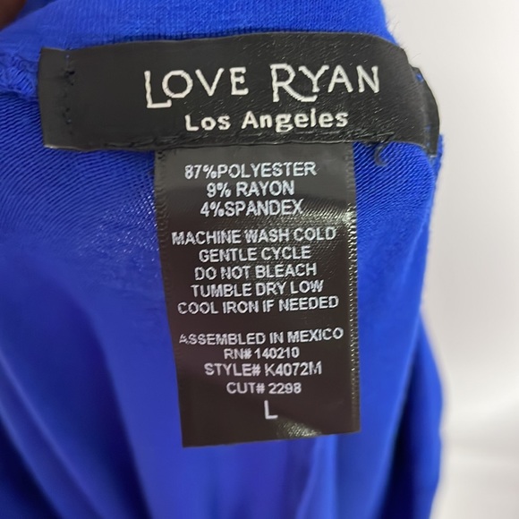 Love Ryan Blue Maxi Skirt size Large - Picture 3 of 3